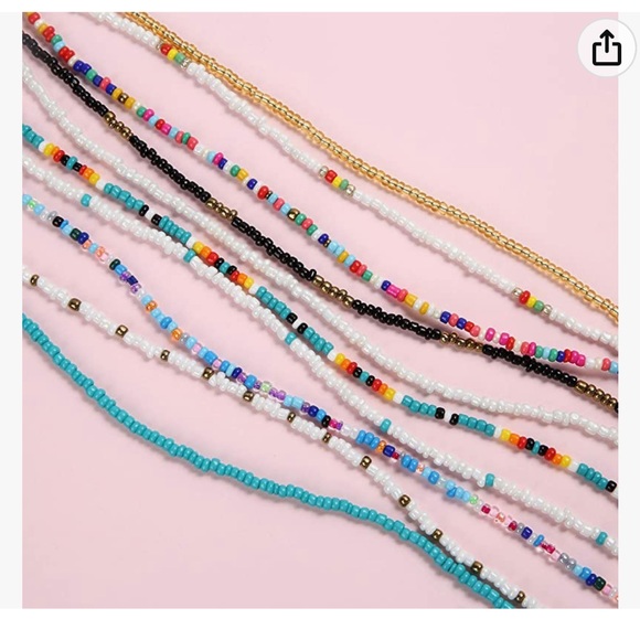 Tiny Seed Beaded Necklaces - Picture 3 of 3